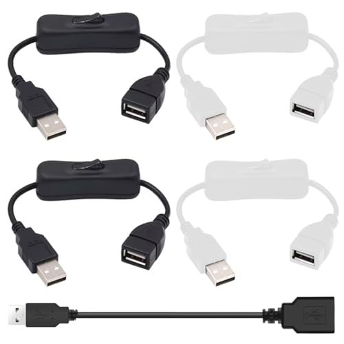 Amazon.co.jp: Xiatiaosann4パック USB 2.0オス - メスケーブル オン